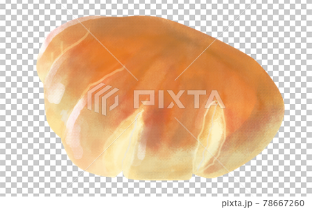 クリームパンのイラスト素材 クリームパンのイラスト素材