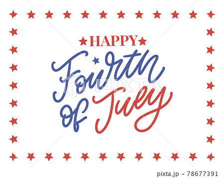 Fourth 4 of July stylish american independence day design Fourth of July 78677391