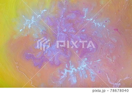 Abstract pattern of liquid mixed oil paints. 78678040
