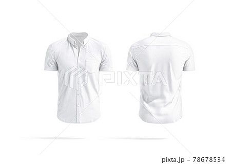 Short-sleeved baseball shirt / T-shirt template - Stock Illustration  [70016363] - PIXTA