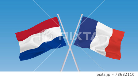 フランスとオランダの国旗 78682110