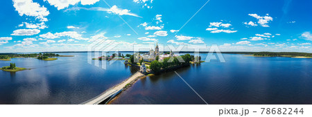 Nilo-Stolobenskaya desert, a monastery on lake Seliger, island Nilo-Stolobenskaya desert, a monastery on lake Seliger, island 78682244