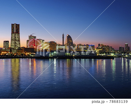 横浜みなとみらい 夜景 ランドマークタワー / Yokohama, Japan 78683139