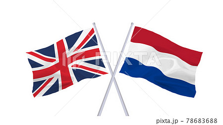 イギリスとオランダの国旗 78683688