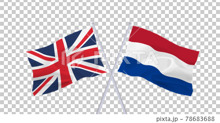 イギリスとオランダの国旗 78683688