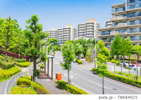 住宅街・新興住宅街イメージ 78684025