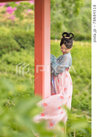 中国漢服女子のポートレート 78684518