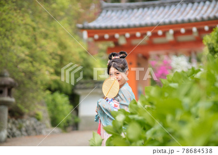中国漢服女子のポートレート 78684538