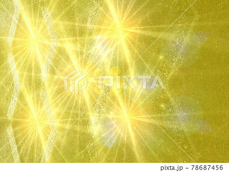 キラキラ ゴールド 金 発光 壁紙 背景のイラスト素材