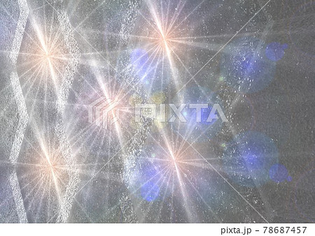 キラキラ シルバー 銀 発光 壁紙 背景のイラスト素材