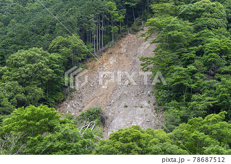 土砂崩れ 78687512
