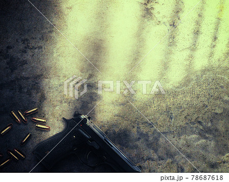 拳銃のイメージ素材 78687618
