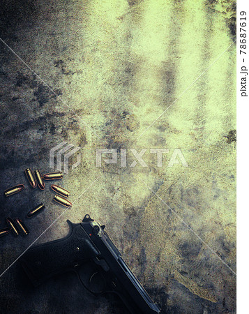 拳銃のイメージ素材 78687619