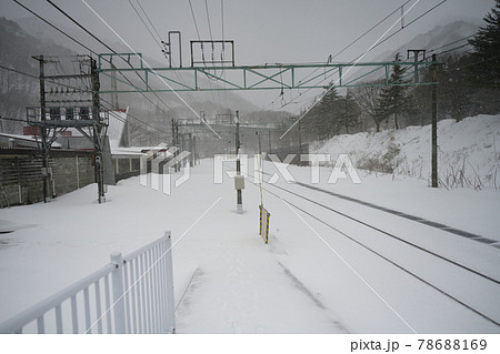 雪の土合駅ホーム 雪の土合駅ホーム 78688169