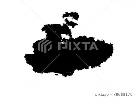 Black clouds isolated on white background Black clouds isolated on white background 78688176