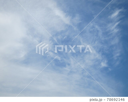 ひつじ雲とすじ雲の競演 ひつじ雲とすじ雲の競演 78692146