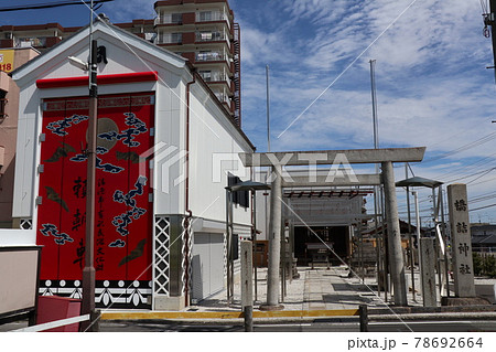 橋詰神社と山車蔵（愛知県清須市枇杷島町） 78692664