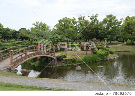 日本の都市公園100選に選ばれた落合公園（愛知県春日井市） 78692670