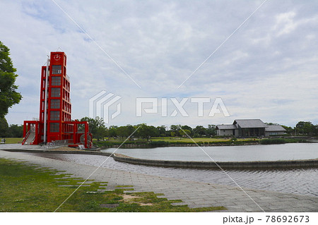 日本の都市公園100選に選ばれた落合公園（愛知県春日井市） 78692673