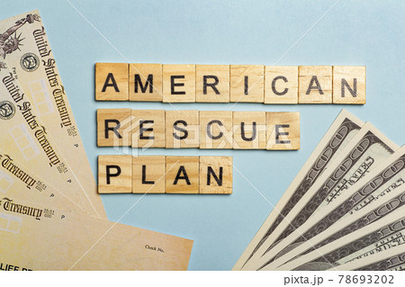 USA dollars background. American rescue plan, USA relief program, stimulus check and Act of 2021 concept. Money, business, profit and livelihood idea USA dollars background. American rescue plan, USA relief program, stimulus check and Act of 2021 concept. Money, business, profit and livelihood idea 78693202