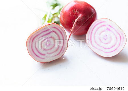 断面がきれいなビーツ 78694612