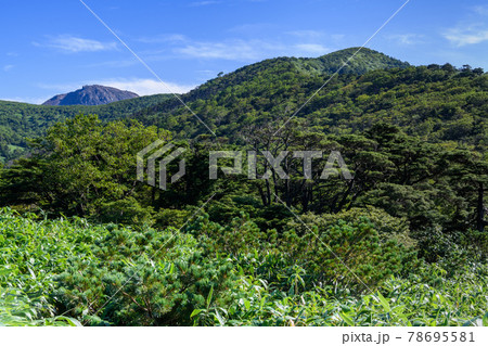 白笹山から見た南月山と茶臼岳 78695581