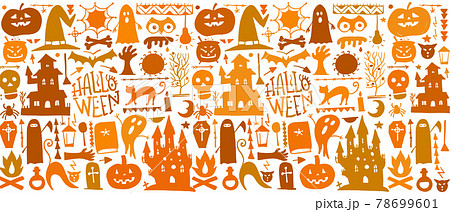 Halloween Party. Seamless pattern for your design Halloween Party. Seamless pattern for your design 78699601