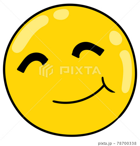 the yellow ball head is smiling warmly, doodle icon drawing the yellow ball head is smiling warmly, doodle icon drawing 78700338