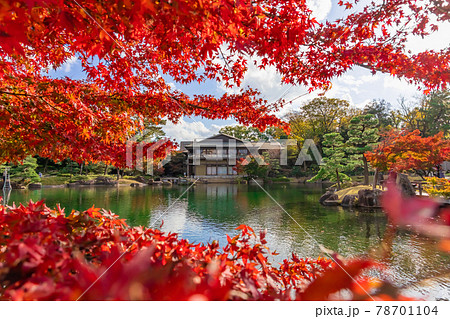 紅葉の徳川園〈愛知県名古屋市〉 紅葉の徳川園〈愛知県名古屋市〉 78701104