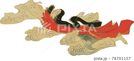 海に身投げした女性 78701157