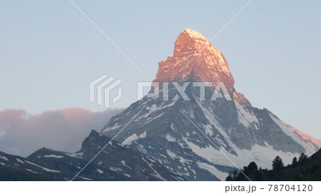 マッターホルンのモルゲンロート マッターホルンのモルゲンロート 78704120