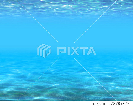 水中のイメージ背景のイラスト素材 水中のイメージ背景のイラスト素材