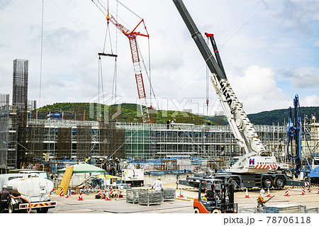 橋梁工事　インフラ工事 78706118