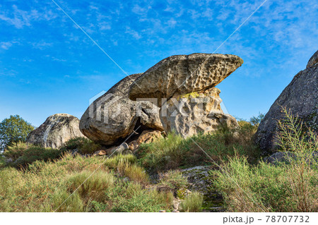 Los Barruecos Natural Monument, Malpartida de Caceres, Extremadura, Spain. 78707732