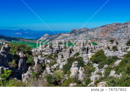 El Torcal de Antequera, Andalusia, Spain, near Antequera, province Malaga. El Torcal de Antequera, Andalusia, Spain, near Antequera, province Malaga. 78707802