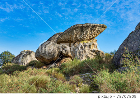 Los Barruecos Natural Monument, Malpartida de Caceres, Extremadura, Spain. 78707809