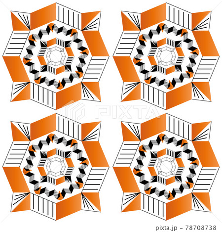 Abstract generative art color pattern vector tile Abstract generative art color pattern vector tile 78708738