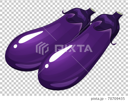 ナスのイラスト_2本のイラスト素材 [78709435] - PIXTA