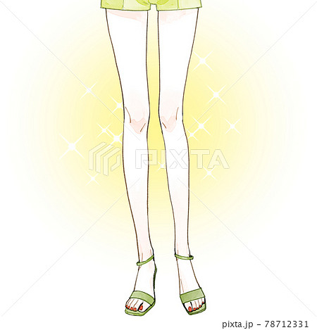 美脚（背景付き） 78712331
