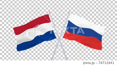 Russian and Dutch flags Russian and Dutch flags 78712841