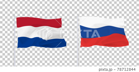 Russian and Dutch flags Russian and Dutch flags 78712844