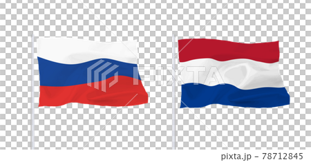 Russian and Dutch flags Russian and Dutch flags 78712845