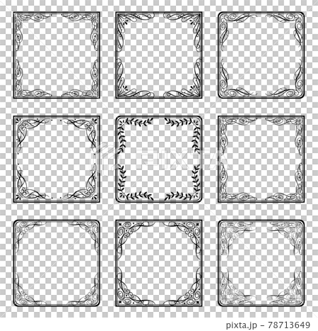 Elegant classical decorative frame frame 78713649