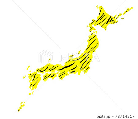 寅年の日本列島 78714517