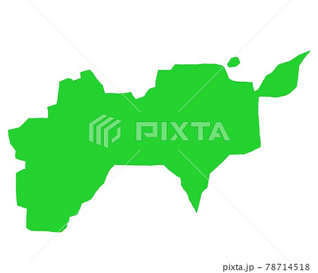 シンプルな四国のイラストイメージ 78714518