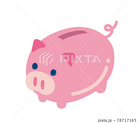 豚の貯金箱のイラスト 豚の貯金箱のイラスト 78717165