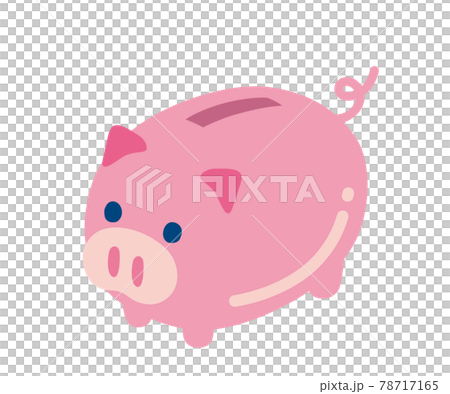 豚の貯金箱のイラスト 豚の貯金箱のイラスト 78717165