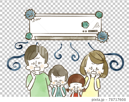 骯髒的空調和震驚的家庭 78717608