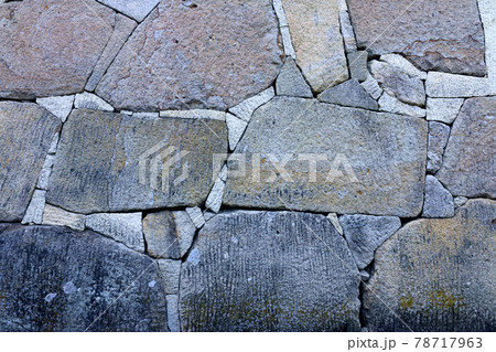 鶴ヶ城の石垣（福島県・会津若松市） 78717963