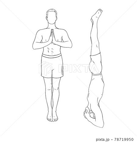 Share 78+ garudasana sketch latest - in.eteachers